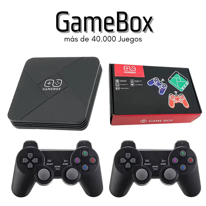 Consola GameBox + 2 Mandos